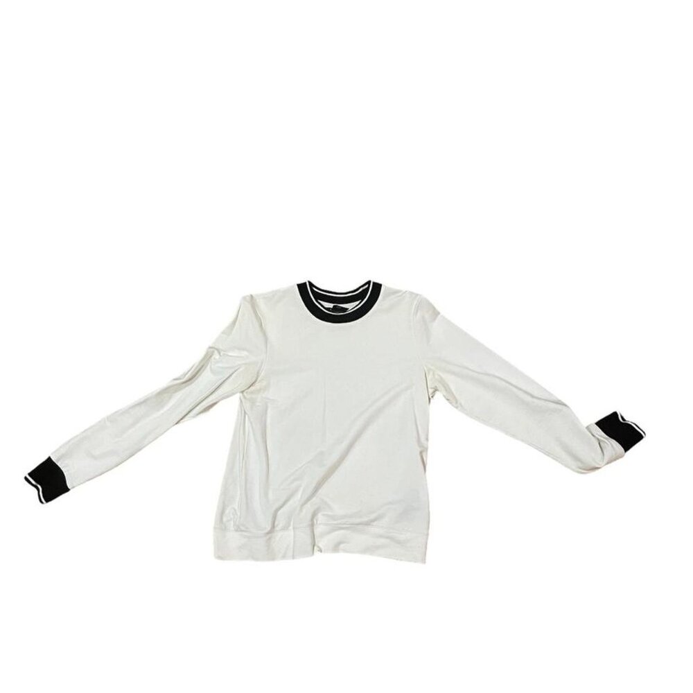 Club Monaco White Crew Long